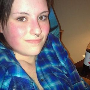 Blue plaid shirt, size L